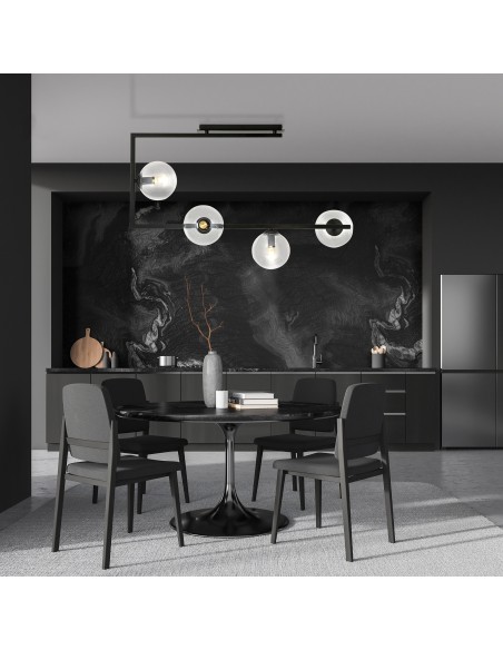 Lampa sufitowa SOMA 4 TRANSPARENT EMIBIG