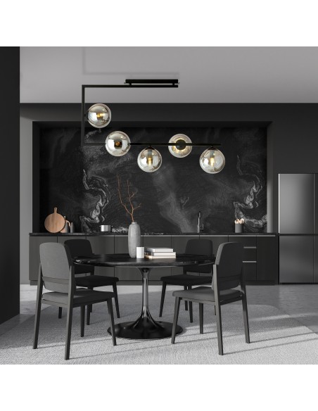 Lampa sufitowa SOMA 5 GRAFIT EMIBIG