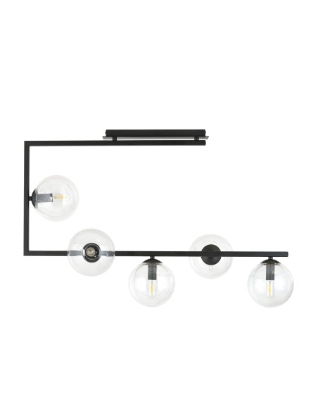 Lampa sufitowa SOMA 5 TRANSPARENT EMIBIG