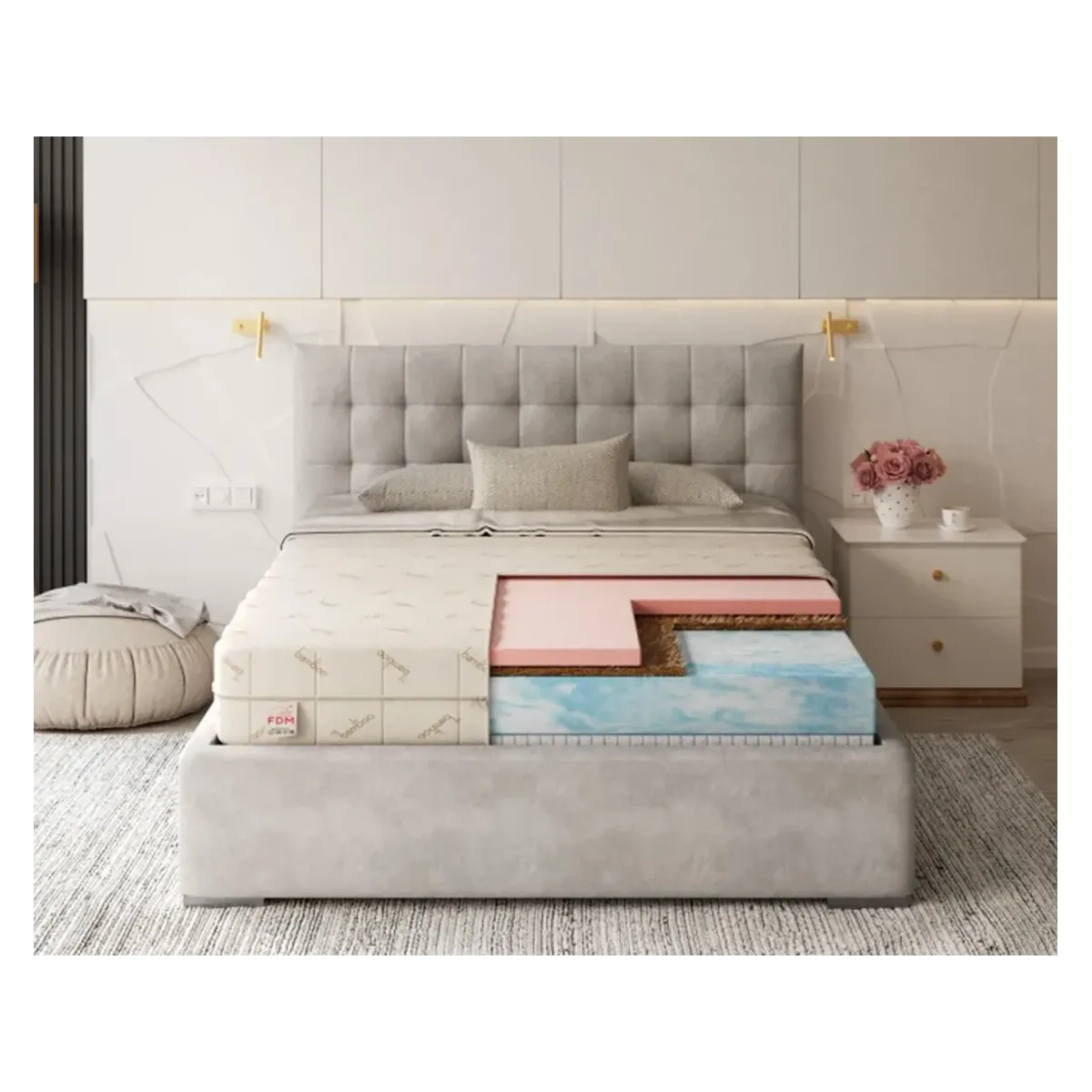 Materac ERGO FDM piankowy