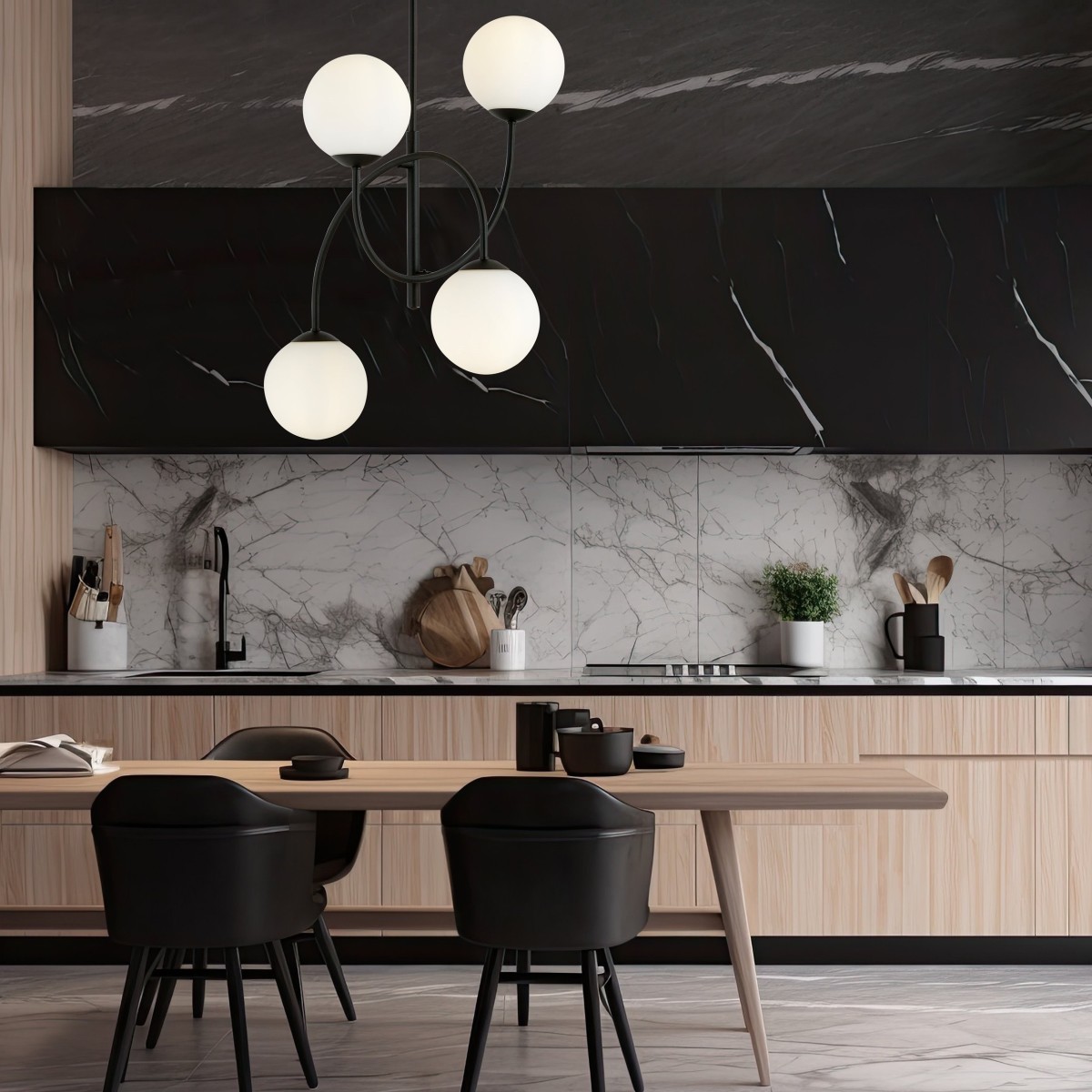 Lampa sufitowa ARCHI 4B OPAL EMIBIG