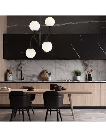 Lampa sufitowa ARCHI 4B OPAL EMIBIG