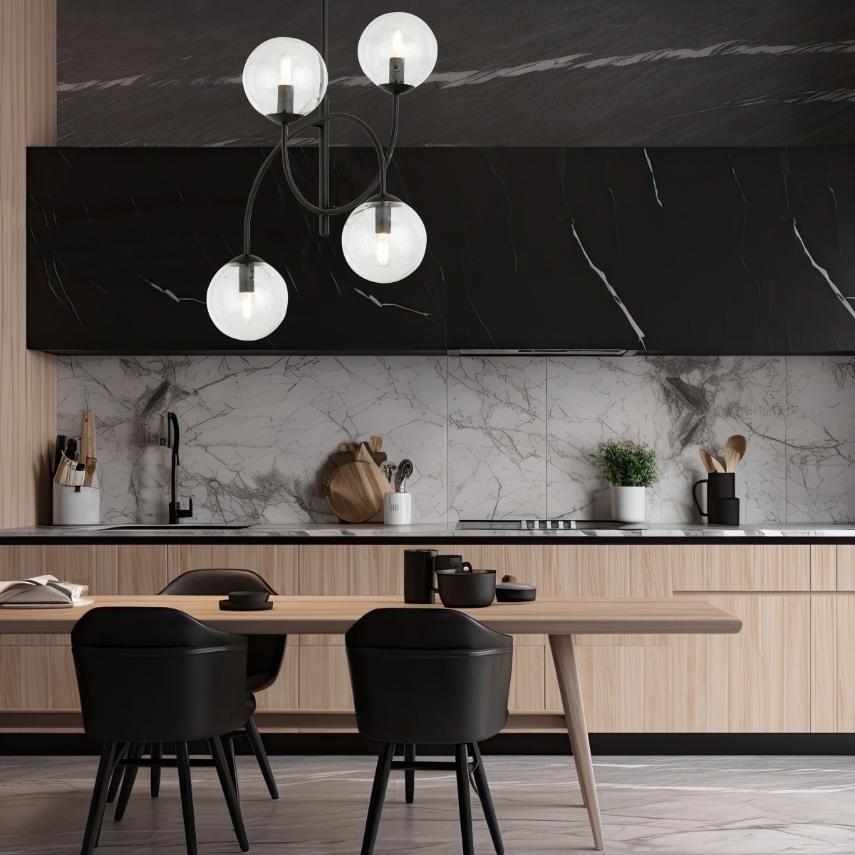 Lampa sufitowa ARCHI 4B TRANSPARENT EMIBIG