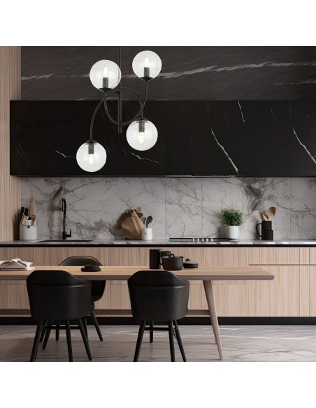 Lampa sufitowa ARCHI 4B TRANSPARENT EMIBIG