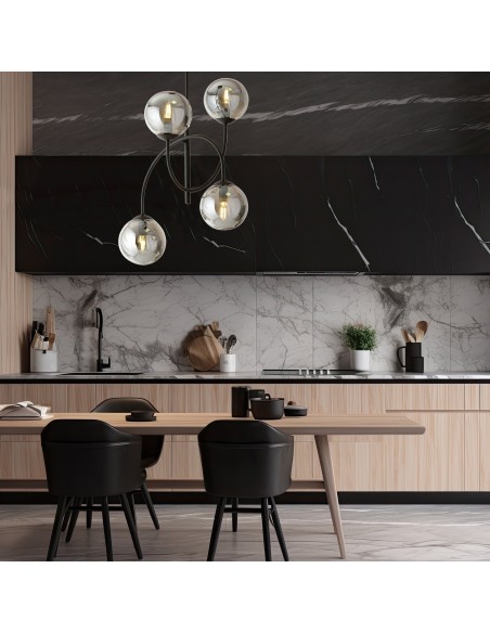 Lampa sufitowa ARCHI 4B GRAFIT EMIBIG