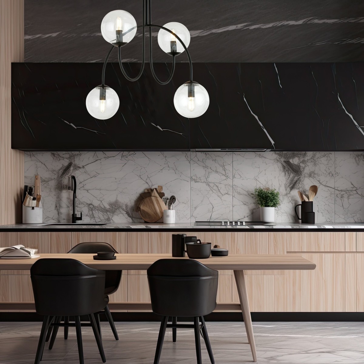 Lampa sufitowa ARCHI 4A TRANSPARENT EMIBIG