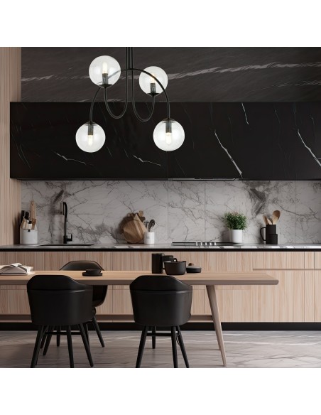 Lampa sufitowa ARCHI 4A TRANSPARENT EMIBIG