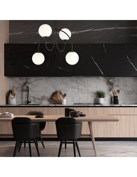 Lampa sufitowa ARCHI 4A OPAL EMIBIG