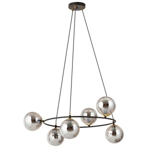 Lampa wisząca AZURA 6 GRAFIT EMIBIG