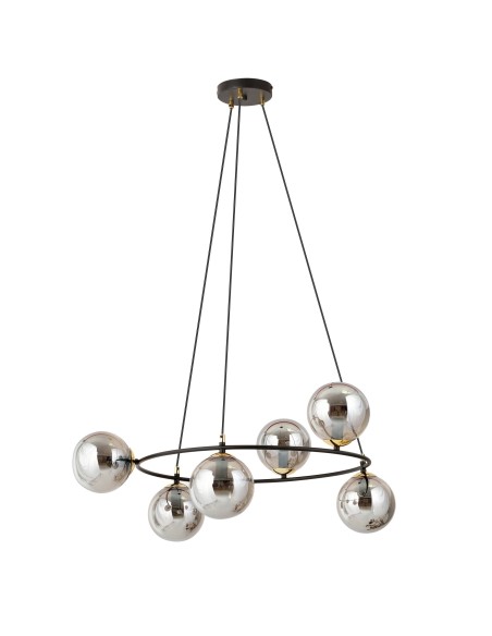 Lampa wisząca AZURA 6 GRAFIT EMIBIG