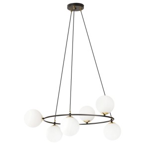 Lampa wisząca AZURA 6 GRAFIT EMIBIG 2