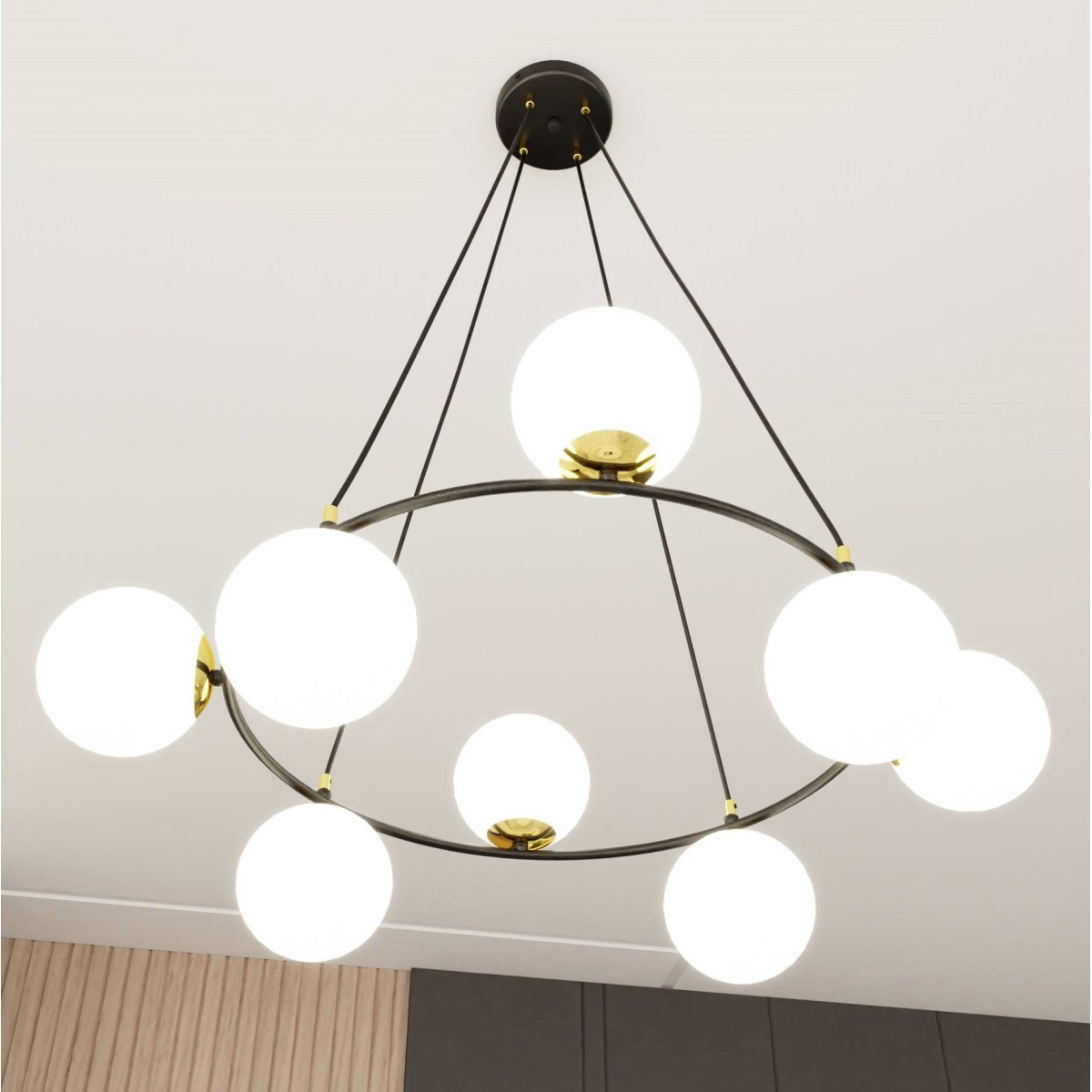 Lampa wisząca AZURA 8 EMIBIG