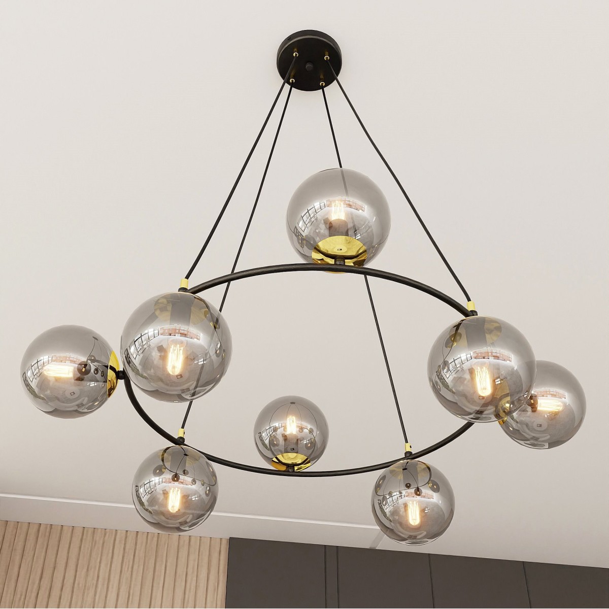 Lampa wisząca AZURA 8 EMIBIG