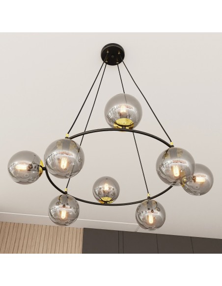 Lampa wisząca AZURA 8 EMIBIG