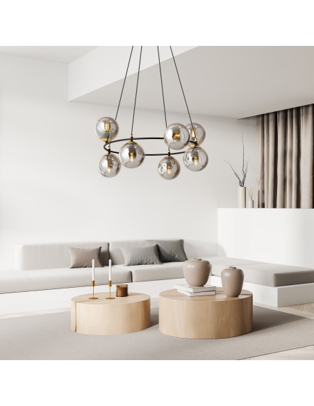 Lampa wisząca AZURA 8 EMIBIG