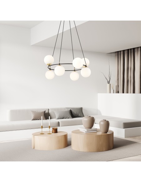 Lampa wisząca AZURA 8 EMIBIG