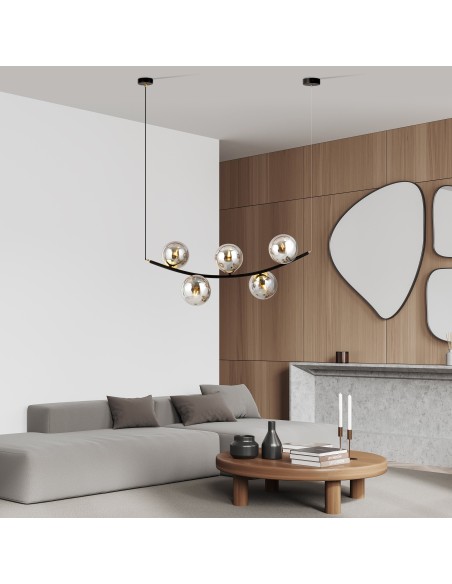 Lampa wisząca RITZ 5 GRAFIT EMIBIG