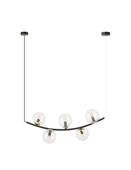 Lampa wisząca RITZ 5 TRANSPARENT EMIBIG