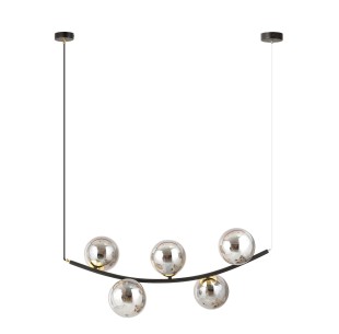 Lampa wisząca RITZ 5 BLACK EMIBIG