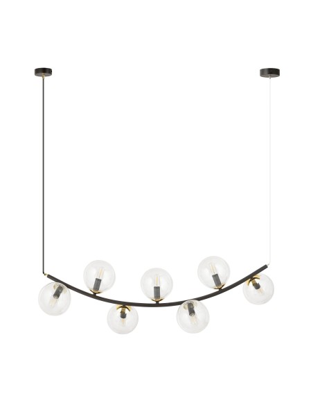 Lampa wisząca RITZ 7 TRANSPARENT EMIBIG