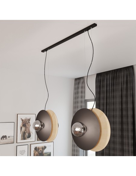 Lampa wisząca SOHO 4 GRAFIT EMIBIG