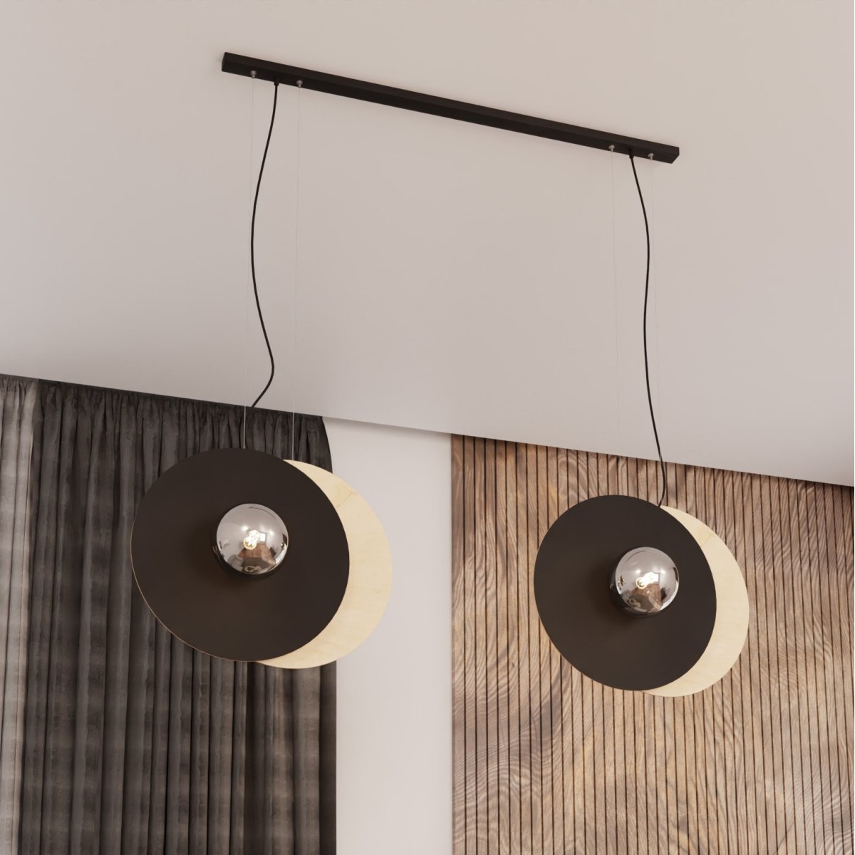 Lampa wisząca SOHO 4 GRAFIT EMIBIG