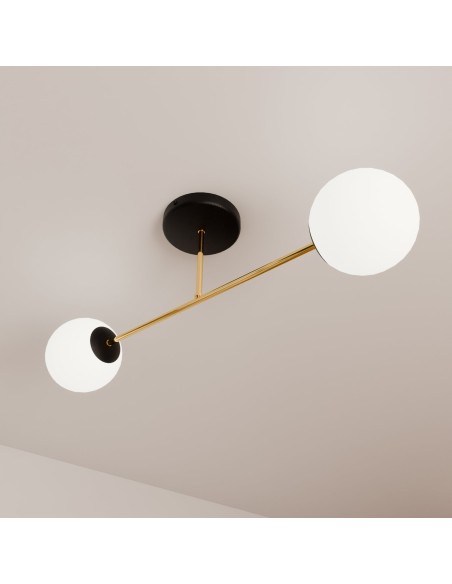 Lampa sufitowa MAGNUM 2 BL OPAL EMIBIG