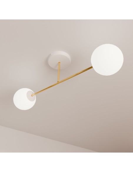 Lampa sufitowa MAGNUM 2 WH OPAL EMIBIG