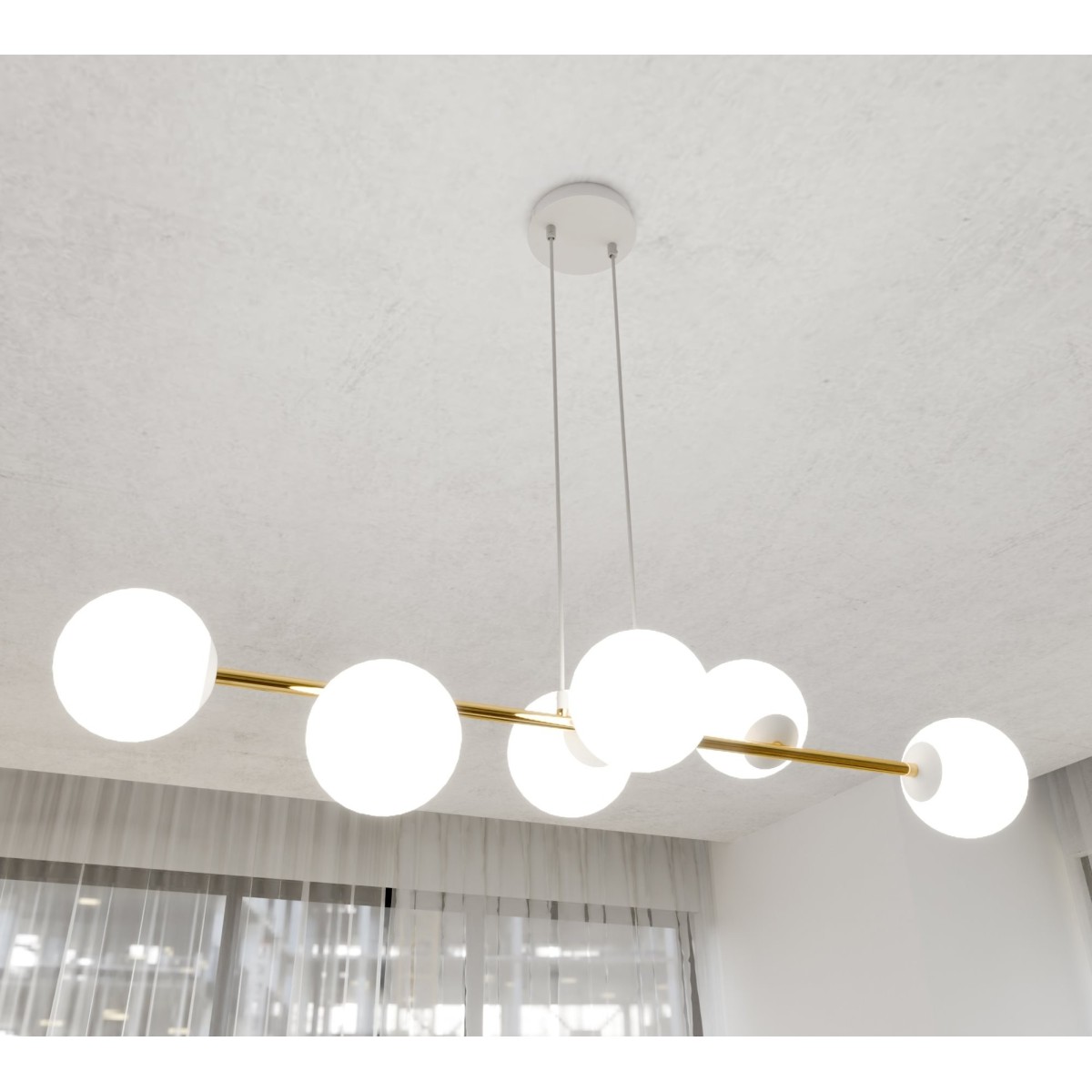 Lampa wisząca GRAVITY 6 WH EMIBIG