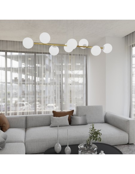 Lampa wisząca GRAVITY 8 WH EMIBIG