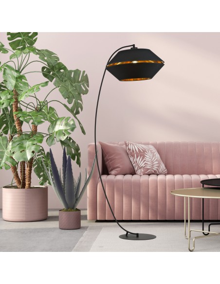 Lampa podłogowa PIANO LP BLACK EMIBIG