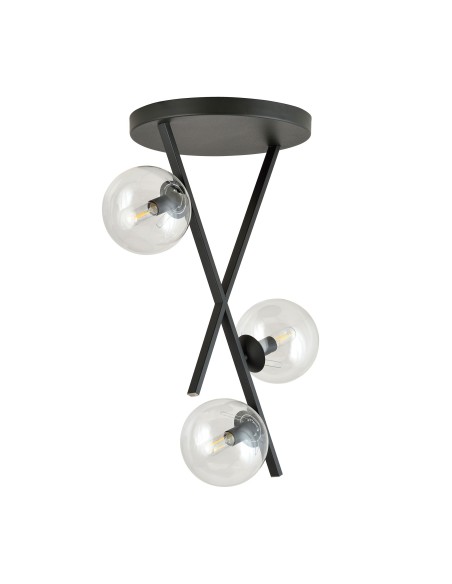 Lampa sufitowa RIVER 3 TRANSPARENT EMIBIG