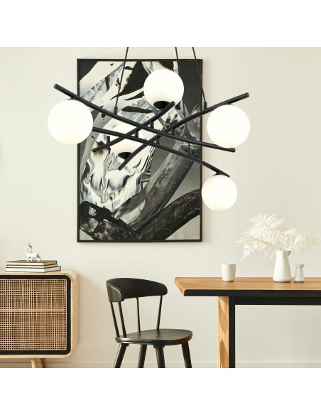 Lampa wisząca ESSA 5 OPAL EMIBIG