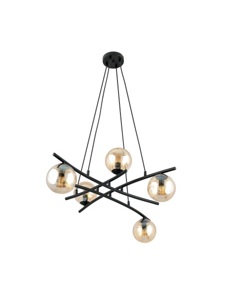 Lampa wisząca ESSA 5 MIODOWY EMIBIG