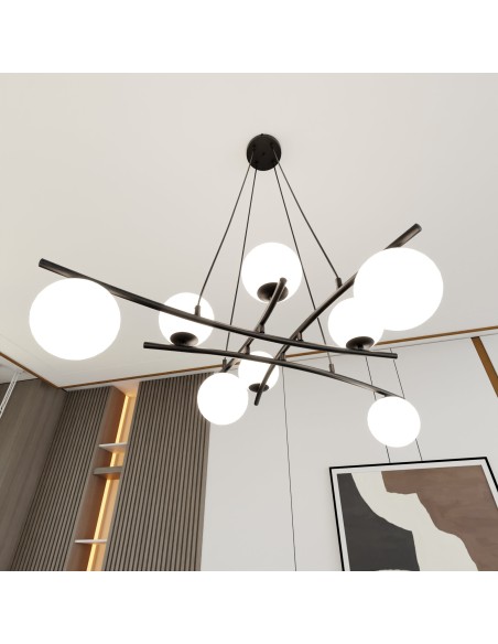 Lampa wisząca ESSA 8 OPAL EMIBIG