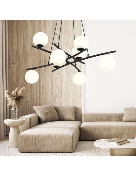 Lampa wisząca ESSA 8 OPAL EMIBIG