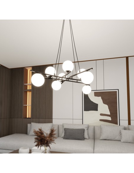 Lampa wisząca ESSA 8 OPAL EMIBIG