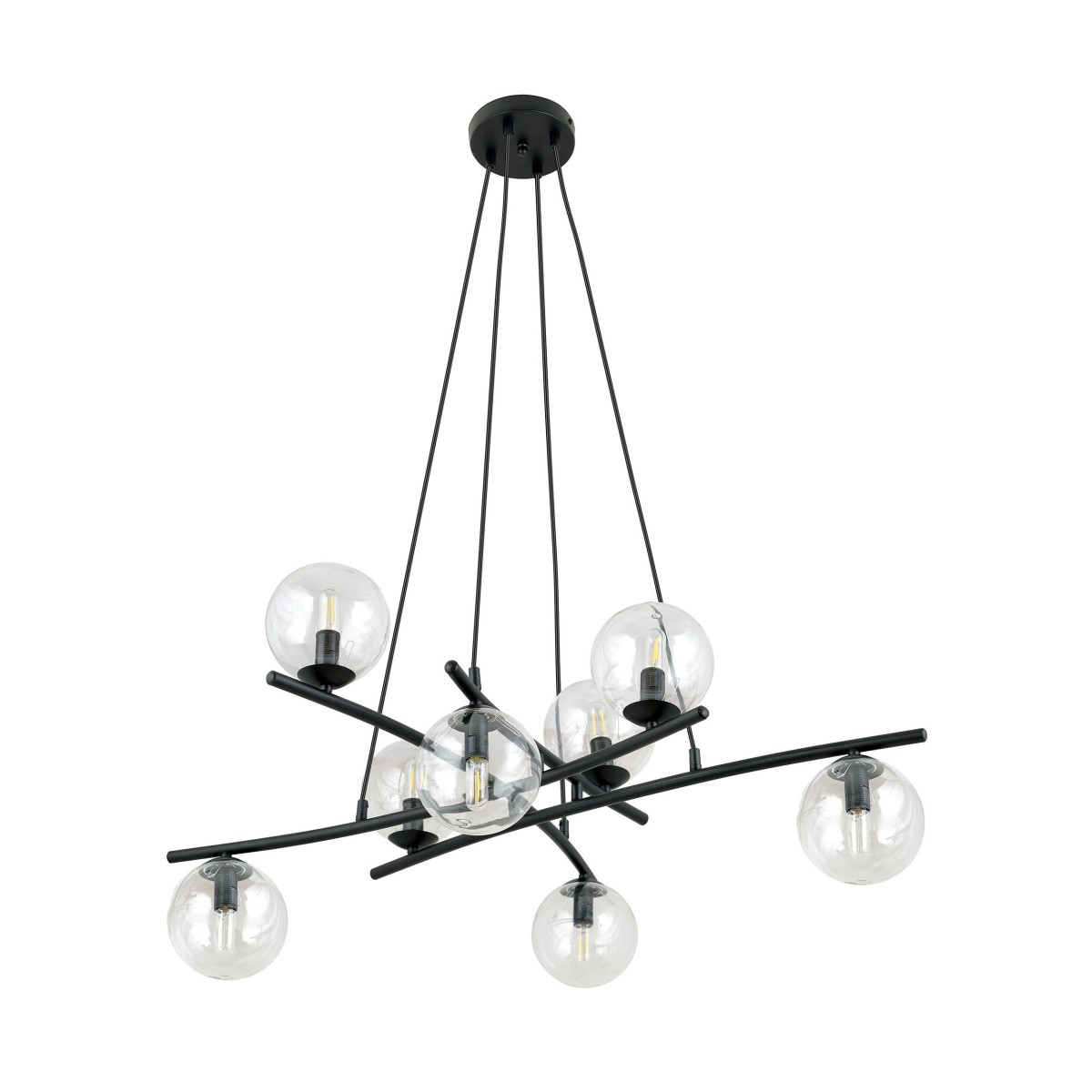 Lampa wisząca ESSA 8 TRANSPARENT EMIBIG
