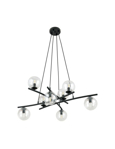 Lampa wisząca ESSA 8 TRANSPARENT EMIBIG