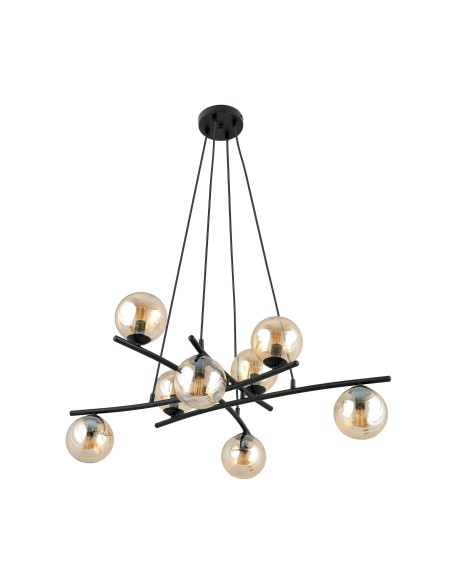 Lampa wisząca ESSA 8 MIODOWY EMIBIG