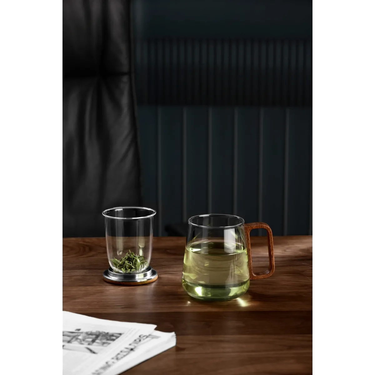 Szklanka BONSTON z zaparzaczem DOMILY