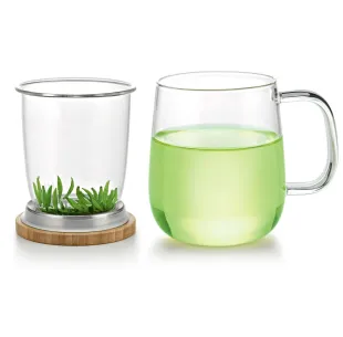 Szklanka SAMADOYO z zaparzaczem DOMILY 2