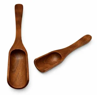 Szpatułka – łyżeczka z drewna orzechowego do herbaty i ziół DOMILY 2