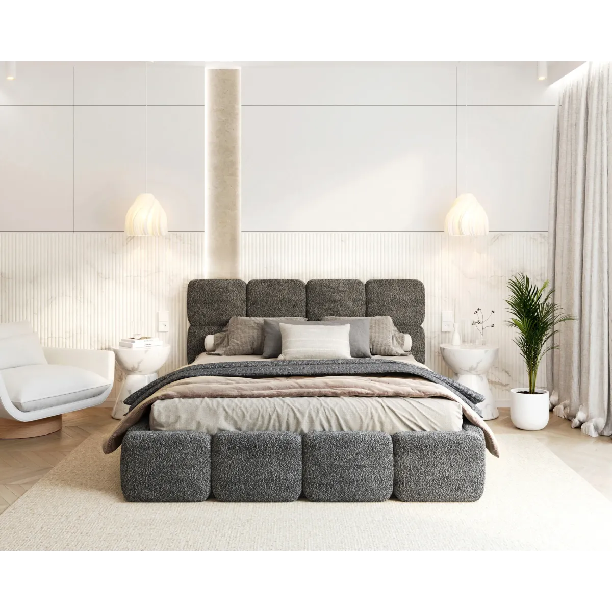 Łóżko tapicerowane DELICATO FDM podnoszone