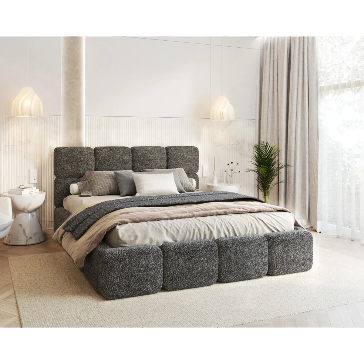 Łóżko tapicerowane DELICATO FDM podnoszone