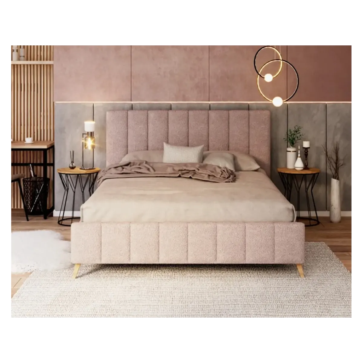 Łóżko tapicerowane FRASCA FDM podnoszone