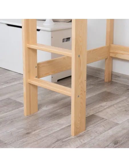 Łóżko drewniane antresola MEBLE WRÓBEL