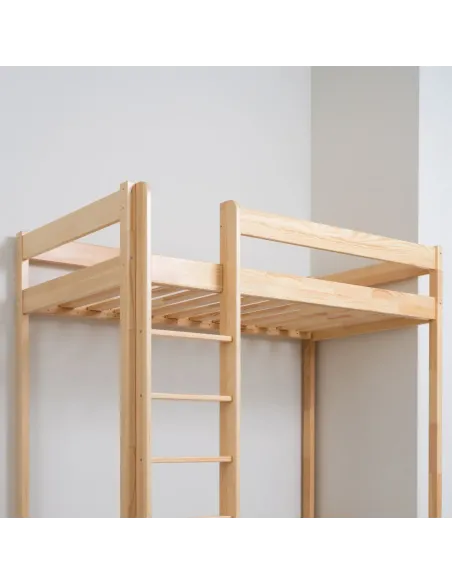 Łóżko drewniane antresola MEBLE WRÓBEL