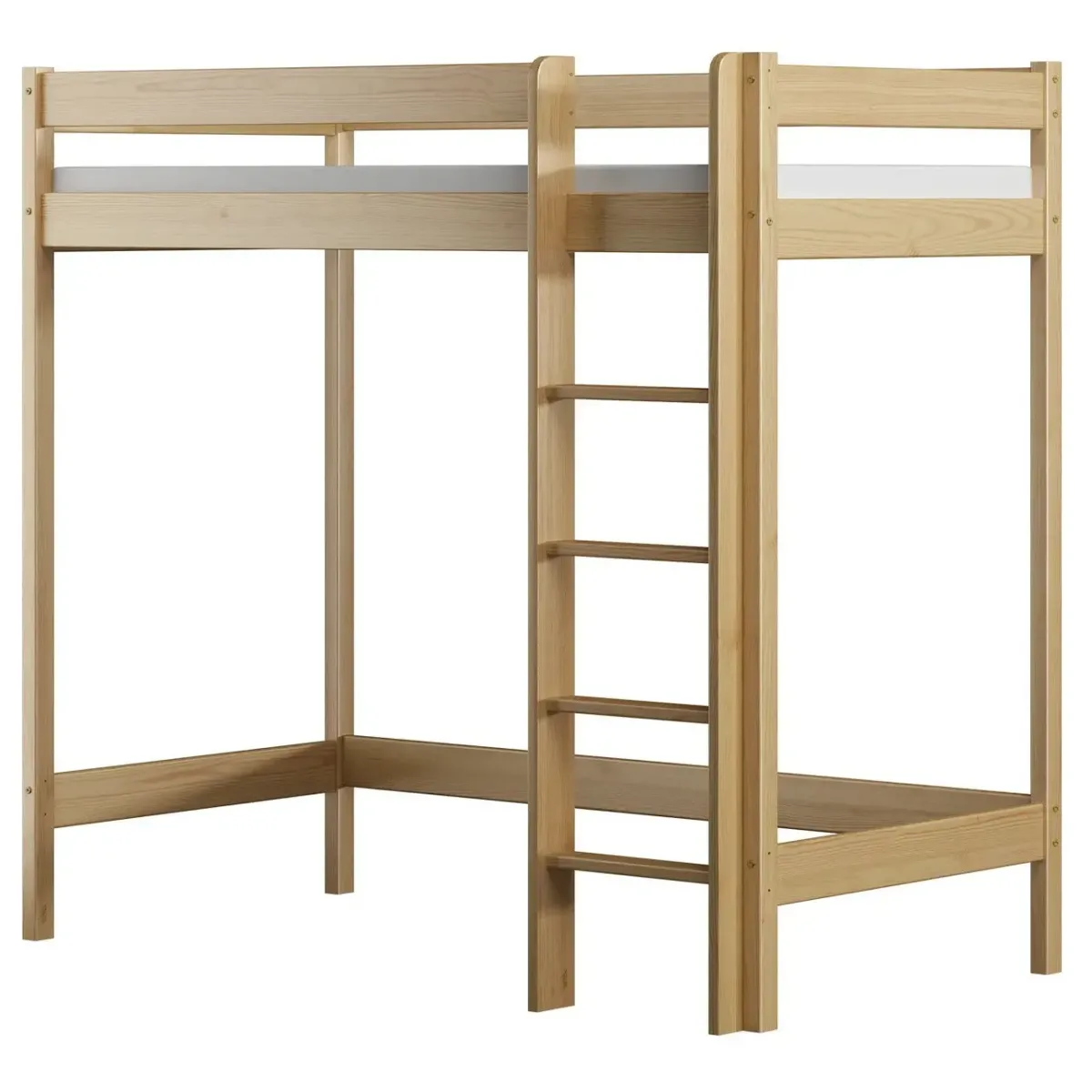 Łóżko drewniane antresola sosna MEBLE WRÓBEL