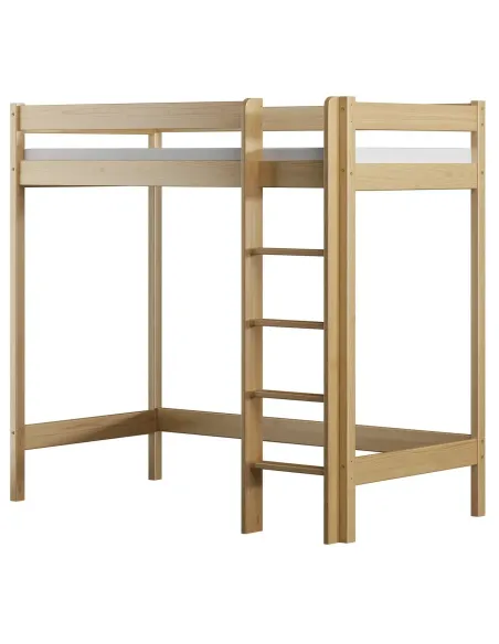 Łóżko drewniane antresola sosna MEBLE WRÓBEL